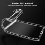 Kalebol 1.5mm Four-Corner Airbags Shockproof Transparency TPU Phone Case, For OnePlus 13R / Ace 5 / 5 Pro, For OnePlus 13 - Image 2