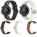 Press Button Leather Watch Band - Image 2