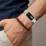 Watch Frame Integrated Three Beads Stainless Steel Watch Band - Image 7