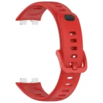 Metal Head Black Nail Button Glossy Silicone Watch Band - Image 7