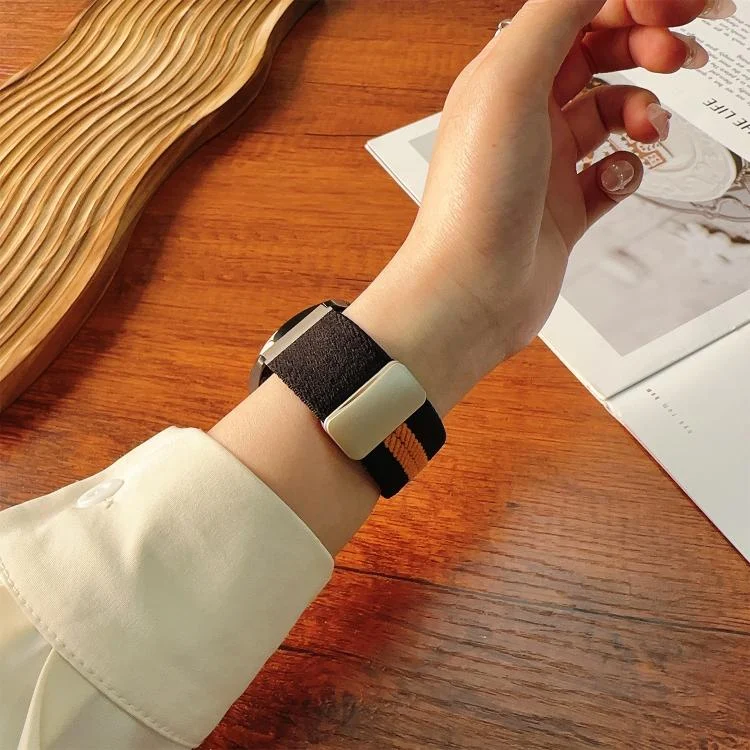 SYA002875301A_2.webp Striped Magnetic Buckle Nylon Watch Band - Image 4