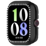 Single Row Diamond Half Coverage Hollow PC Watch Protective Case - Image 6