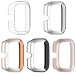 Single Row Diamond Half Coverage Hollow PC Watch Protective Case - Image 4