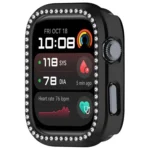 Single Row Diamond Half Coverage Hollow PC Watch Protective Case - Image 6
