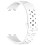 Metal Head Round Hole Nail Button Silicone Watch Band - Image 8