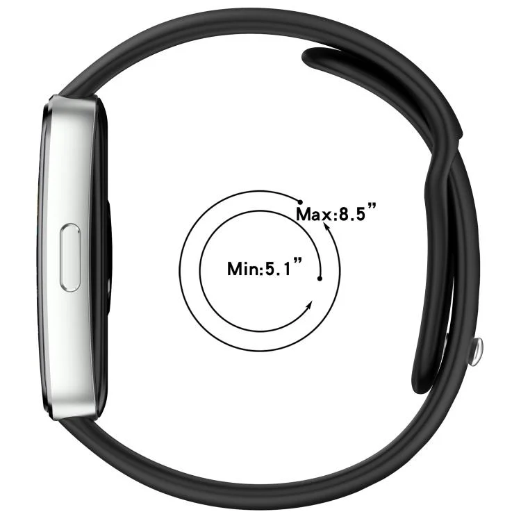 SYA0028794_B3.webp Reverse Buckle Glossy Silicone Watch Band - Image 4