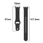 Reverse Buckle Glossy Silicone Watch Band - Image 5