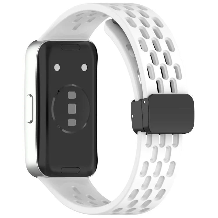 SYA002879501A_1.webp Hole Style Fold Magnetic Buckle Silicone Watch Band - Image 6