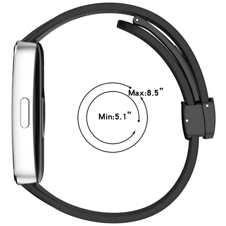 SYA0028795_B3.webp Hole Style Fold Magnetic Buckle Silicone Watch Band - Image 4