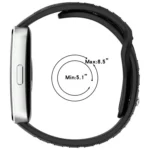 Dot Reverse Buckle Silicone Watch Band - Image 4