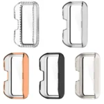 Single Row Diamond Tempered Film Integrated PC Watch Case - Image 4
