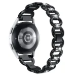 Oval Diamond Stainless Steel Watch Band - Image 3