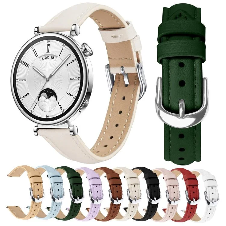 SYA0028811_B1.webp Slim Genuine Leather Watch Band - Image 2