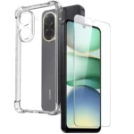 NORTHJO 2 in 1 TPU Airbag Shockproof Phone Case with Screen Film, For Redmi A5 4G 171.7mm, For Redmi Note 14 4G 164.84mm, For Xiaomi 15 Ultra 5G, For Redmi Note 14 Pro 4G...