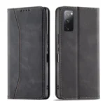 Dreamy Magnetic Dual-fold Calfskin Leather Phone Case - Image 3