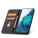 Dreamy Magnetic Dual-fold Calfskin Leather Phone Case - Image 4