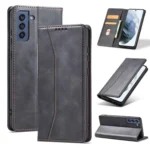 Dreamy Magnetic Dual-fold Calfskin Leather Phone Case