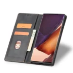 Dreamy Magnetic Dual-fold Calfskin Leather Phone Case - Image 5