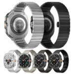 One-bead Butterfly Buckle Stainless Steel Watch Band - Image 2