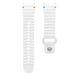 Wavy Grain Stitched Reverse Buckle 20mm Silicone Watch Band - Image 6