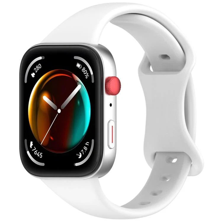 Slim Butterfly Buckle Silicone Watch Band