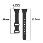 Slim Butterfly Buckle Silicone Watch Band - Image 4