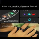 R04 SIZE 12 Smart Ring, Support Heart Rate / Blood Oxygen / Sleep Monitoring / Take Photos - Image 2