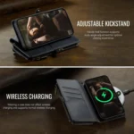 CaseMe C39 RFID Blocking Zipper Wallet Leather Phone Case with Crossbody Strap, For iPhone 12 mini, For iPhone 11 Pro Max, For iPhone 11, For iPhone 11 Pro - Image 8