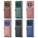 Denim Texture Leather Skin Phone Case with Card Slot, For OPPO Find N5 - Image 2