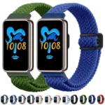 Magnetic Buckle Nylon Braid Watch Band - Image 2