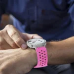 Eco-Friendly Granular Colorful Dots Silicone Watch Band - Image 6