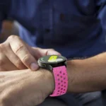 Eco-Friendly Granular Colorful Dots Silicone Watch Band - Image 6