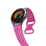 Eco-Friendly Granular Colorful Dots Silicone Watch Band - Image 4