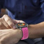 Eco-Friendly Granular Colorful Dots Silicone Watch Band - Image 6