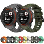 Eco-Friendly Granular Colorful Dots Silicone Watch Band - Image 2