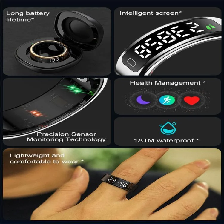 SYA0029054_B2.webp R11C SIZE 12 Smart Ring, Support Heart Rate / Blood Oxygen / Sleep Monitoring / Multiple Sport Modes - Image 3