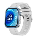 Metal Head Grain Pin Buckle Silicone Watch Band