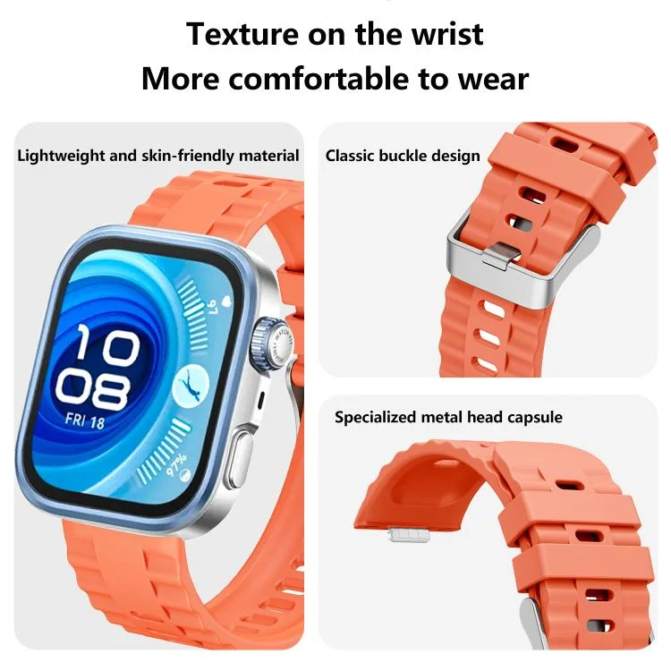 SYA0029058_B4.webp Metal Head Grain Pin Buckle Silicone Watch Band - Image 5