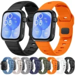 Wave Reverse Buckle Silicone Watch Band - Image 2