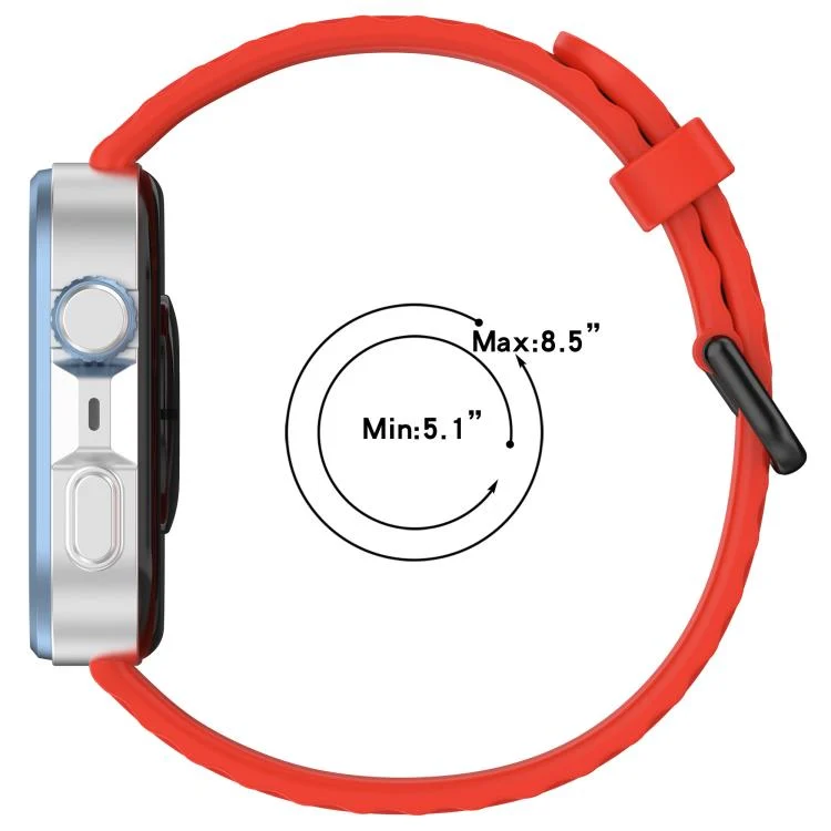 SYA0029095_B3.webp Quick Release Black Buckle Silicone Watch Band - Image 4
