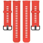 Quick Release Black Buckle Silicone Watch Band - Image 6