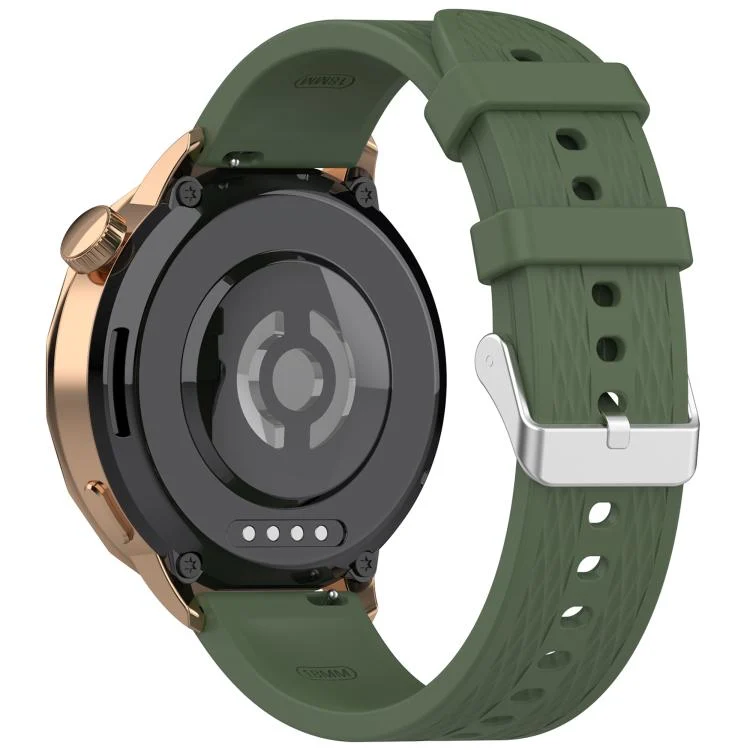 SYA002910001A_1.webp 18mm Rhombus Texture Quick Release Buckle Silicone Watch Band - Image 9