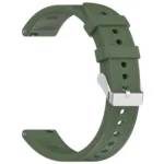 18mm Rhombus Texture Quick Release Buckle Silicone Watch Band - Image 10