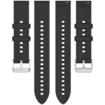 18mm Rhombus Texture Quick Release Buckle Silicone Watch Band - Image 6