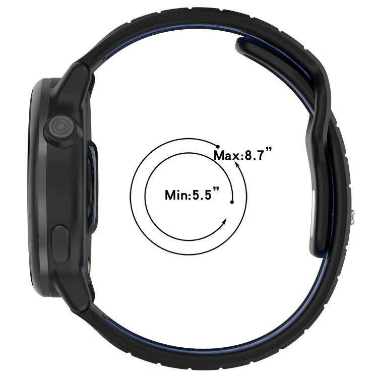 SYA0029102_B3.webp Two Color Reverse Buckle Striped Silicone Watch Band - Image 4