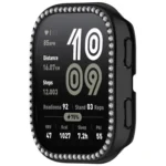 Single Row Diamond Half Coverage Hollow TPU Watch Protective Case - Image 6