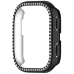 Single Row Diamond Half Coverage Hollow TPU Watch Protective Case - Image 8