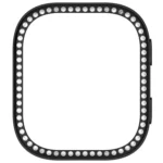 Single Row Diamond Half Coverage Hollow TPU Watch Protective Case - Image 10