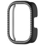 Single Row Diamond Half Coverage Hollow PC Watch Protective Case - Image 9