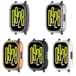 Single Row Diamond Half Coverage Hollow PC Watch Protective Case - Image 5